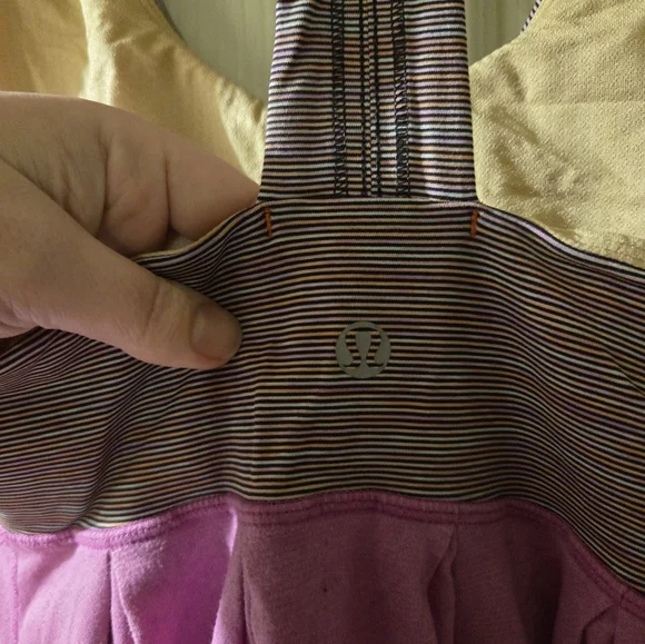 Women's Lululemon Pink and Purple Tanktop - Picture 3 of 6